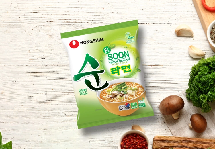 Nong Shim Instant Noodle Veggie Soon Ram