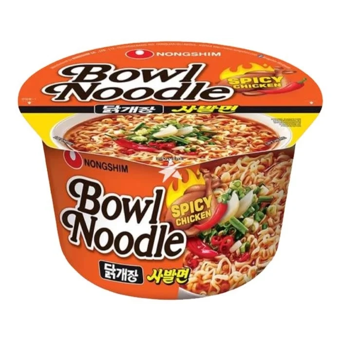 NONGSHIM BOWL NOODLE SPICY CHICKEN 100G