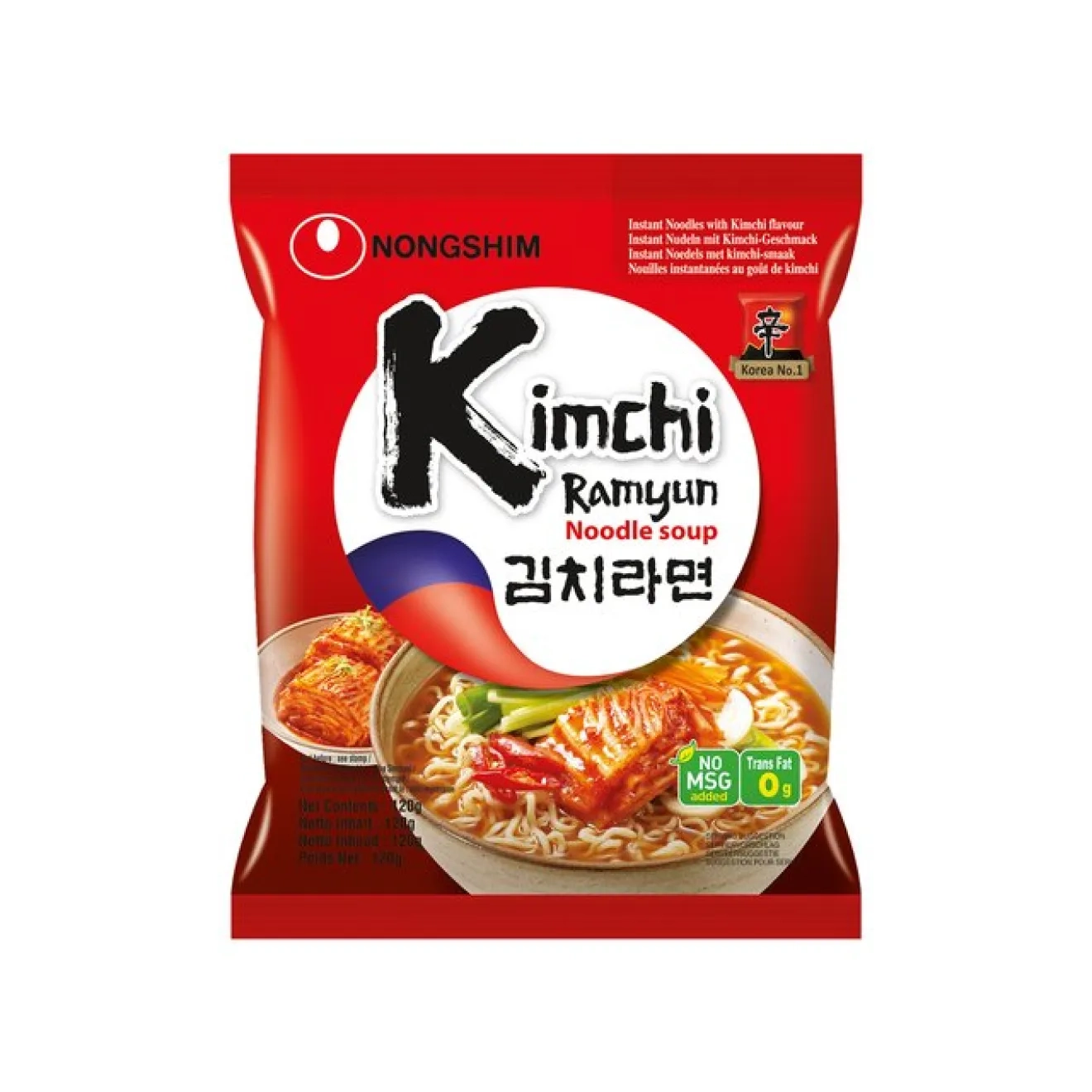 Nongshim Kimchi Ramyun instant tészta