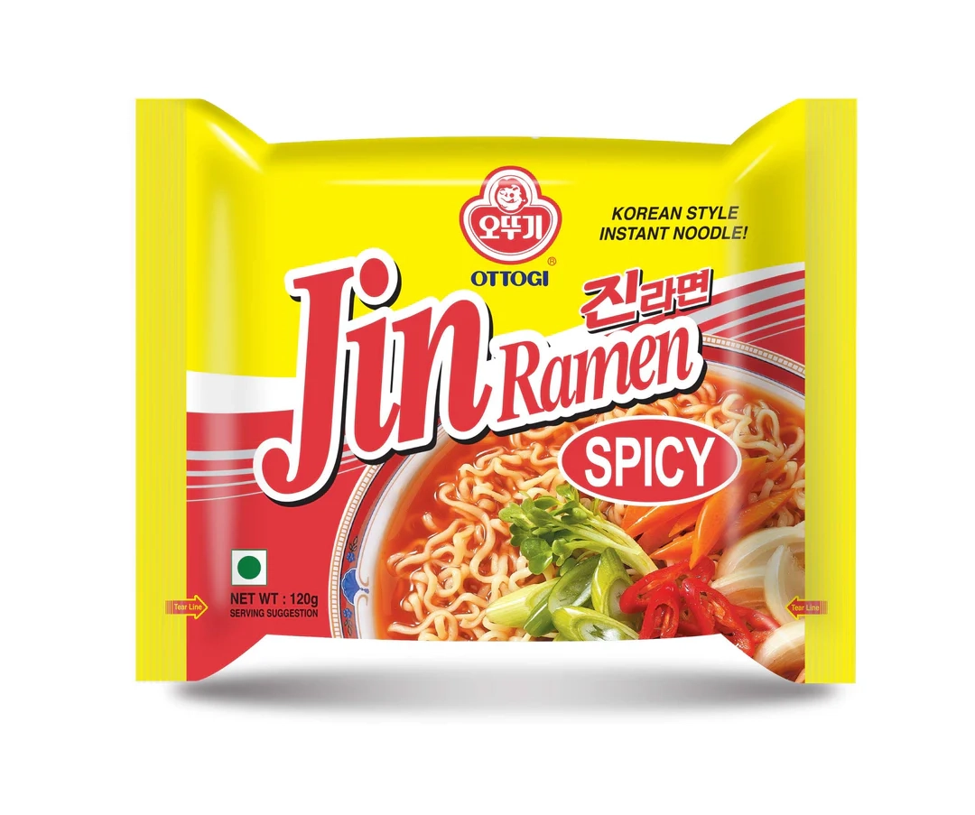 Jin Ramen Spicy instant tészta