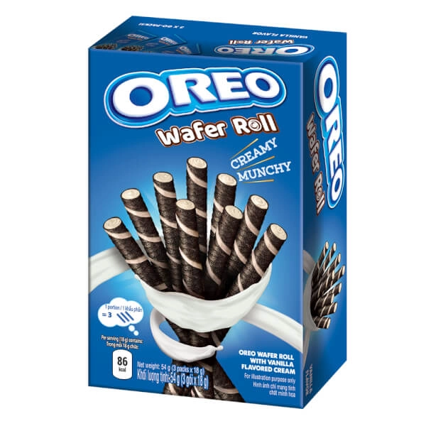Oreo Vanilla Wafer Roll 54g