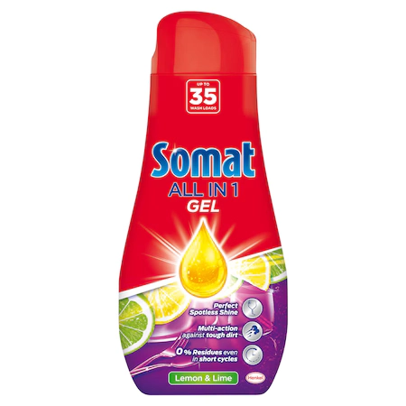 Somat All in One gél 630ml Lemon