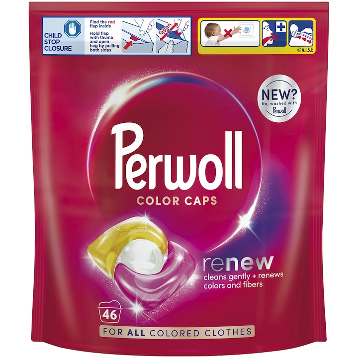 Perwoll Renew Color mosókapszula 46 mosá