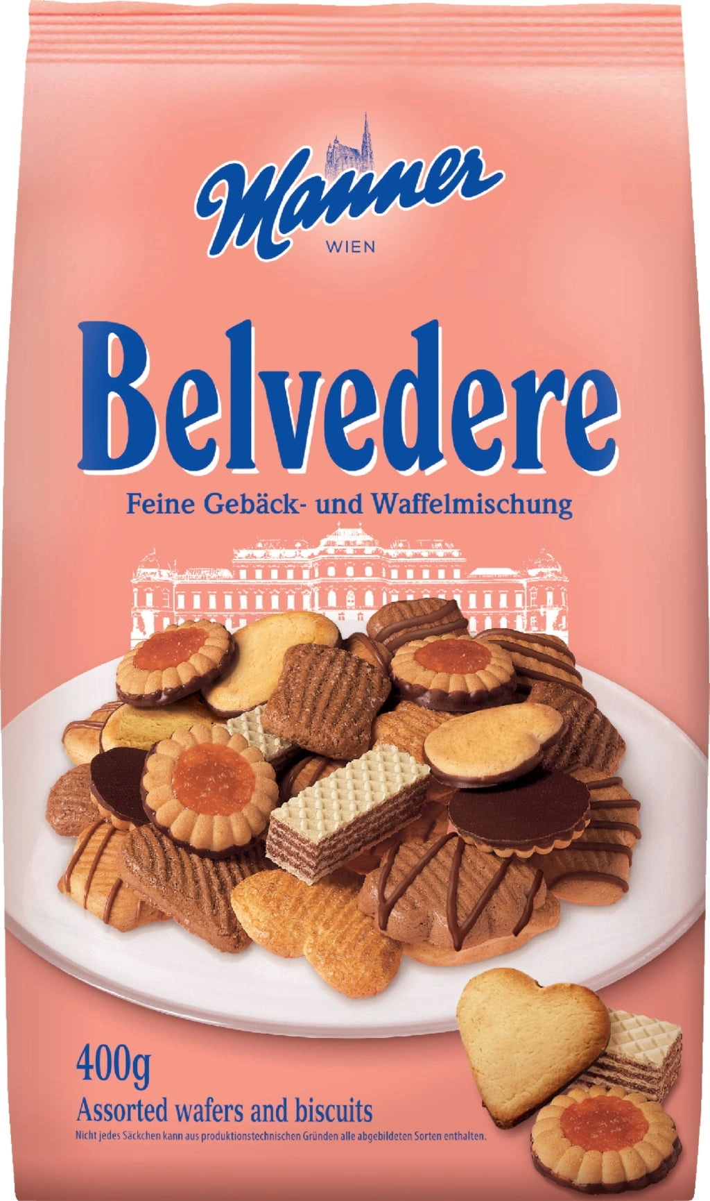 Manner belvedere vegyes sütemeny 400g
